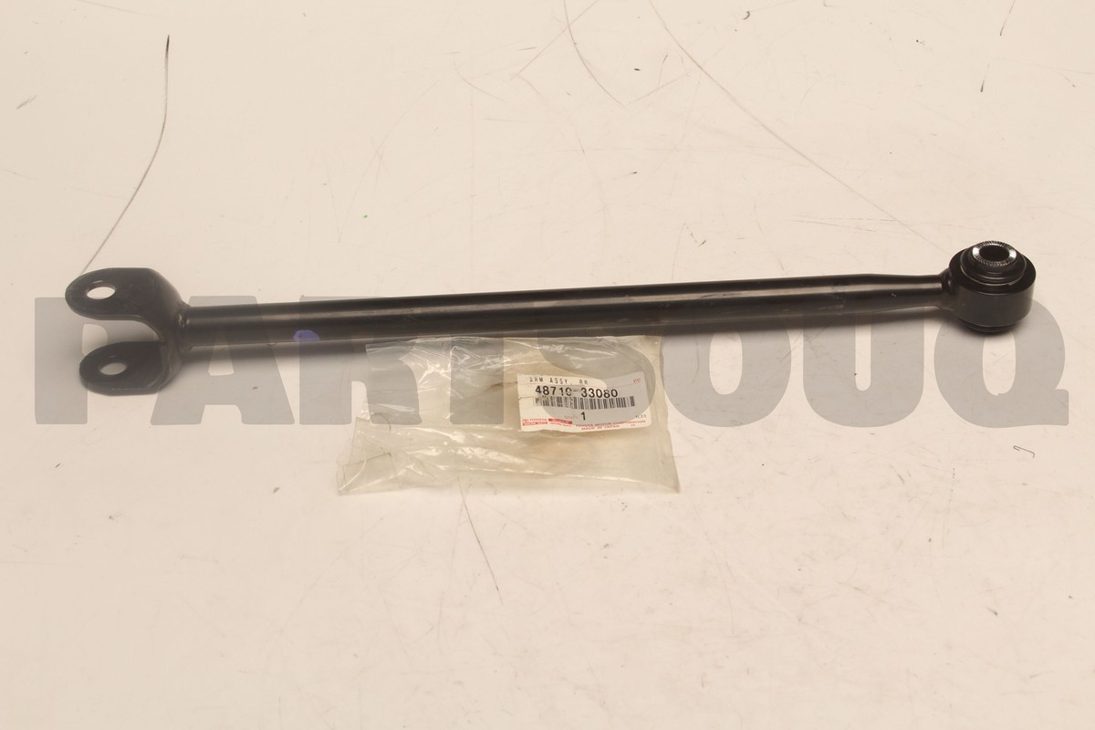 4871033080 Genuine Toyota ARM ASSY, REAR SUSPENSION, NO.1, RH/LH 