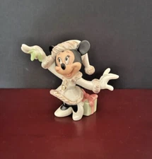 Lenox 2001 "Disney Christmas With Minnie Mouse" Christmas Figurine Vintage NIB