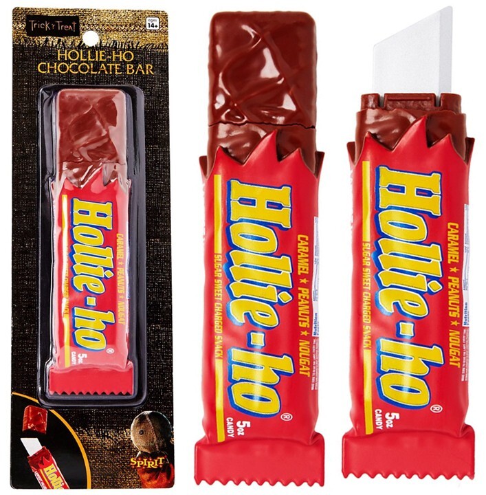 Trick 'r Treat Sam Prop Hollieho Chocolate Bar w/plastic Razor Blade