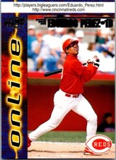 1998 Pacific Online - Eduardo Perez #196 Red
