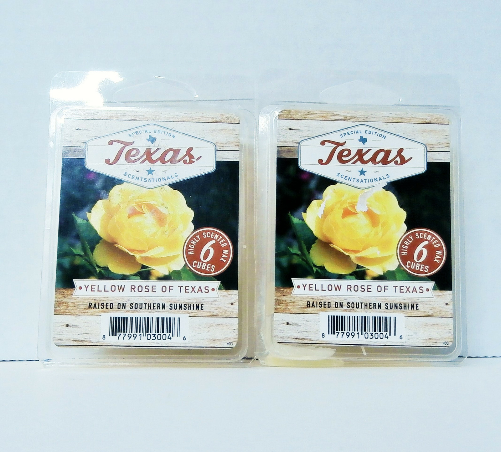 Scentsationals Texas YELLOW ROSE OF TEXAS 2 pk 6 cubes in ea Highly