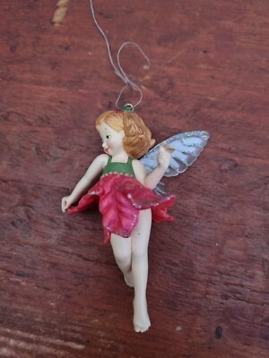 2005 Hallmark Andenken Weihnachtsstern - Fairy Messengers Serie EUC gebrochener Flügel