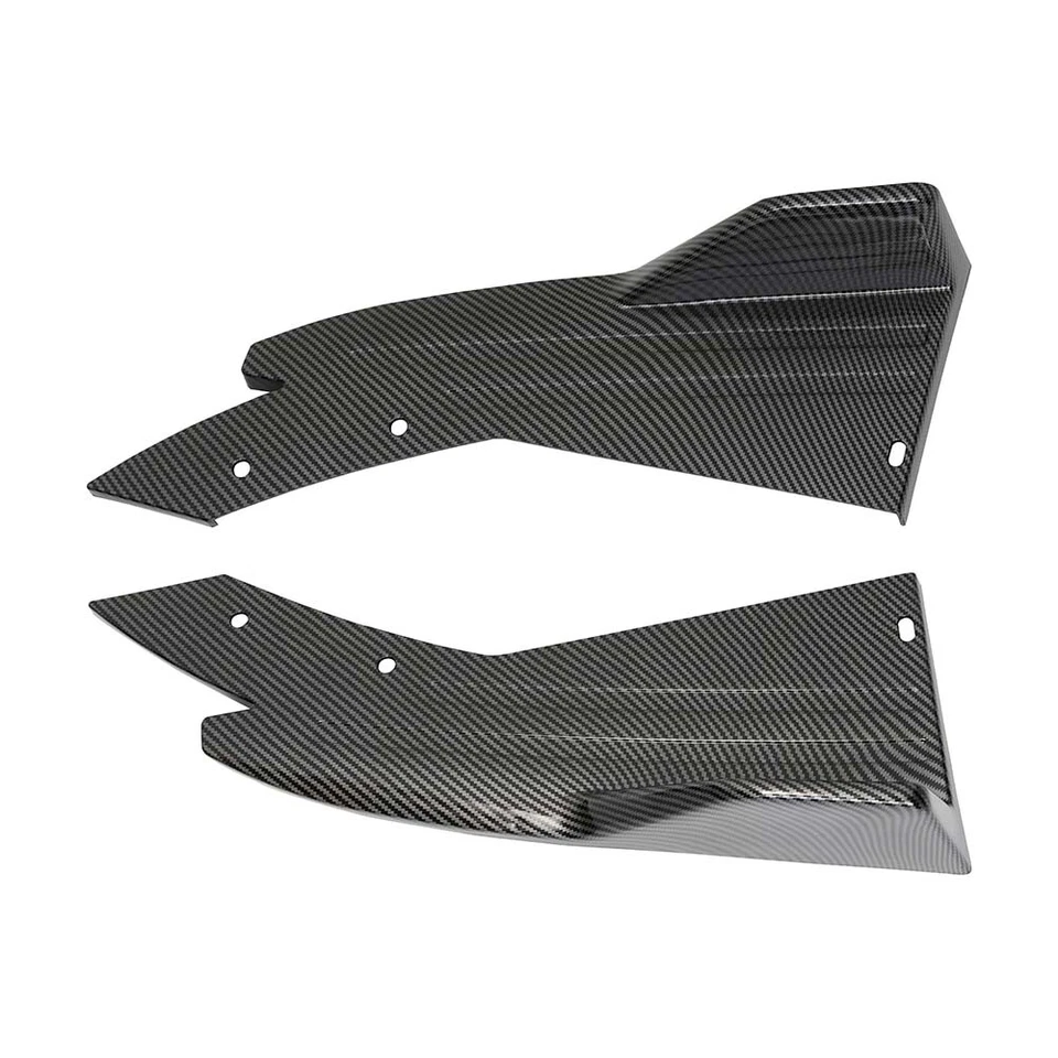 For Mercedes Benz CLS 63 AMG CarbonLook Rear Bumper Diffuser Splitter Side Skirt - Image 4 of 4