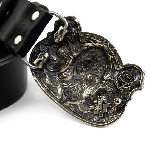 Deutsche Silber Gürtelschnalle "Wikinger"; Skandinavisch Deutsch Silber Krieger Buckle - Bild 10 von 17