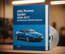 Alfa Romeo Brera Spider 2006-2012   Workshop Manual Service Repair Guide on CD.