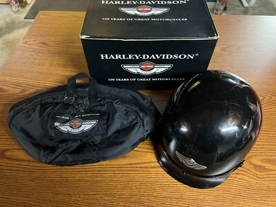 Harley Davidson 100th Anniversary Half Helmet Size X-Small | eBay