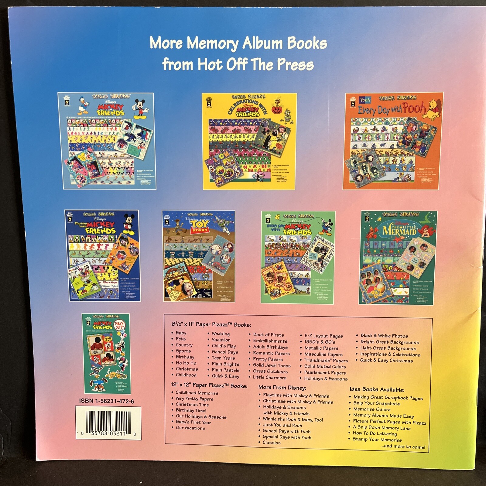 Disney Scrapbooking Paper Mixed Lot 2 Books 36 Loose Sheets And One Kit