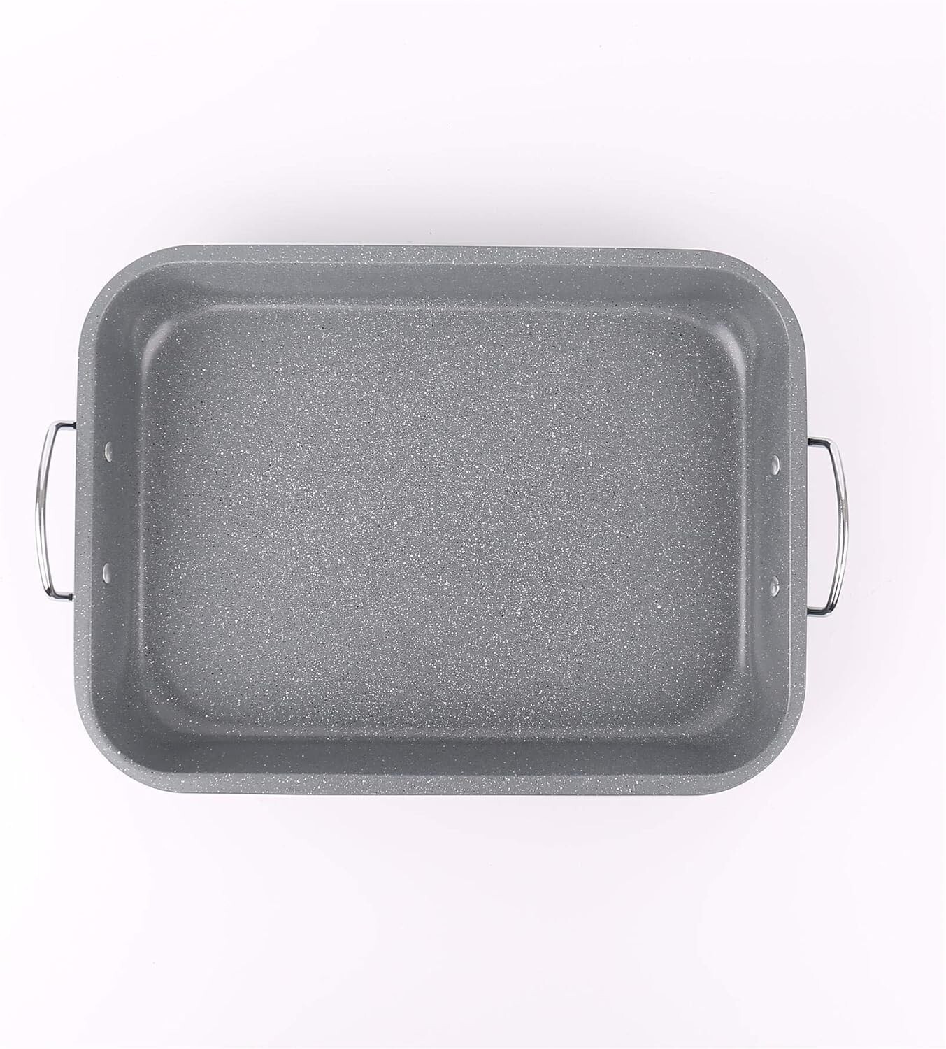 Large Roasting Tray With Rack Non Stick Baking Tin Cooking Oven Dish