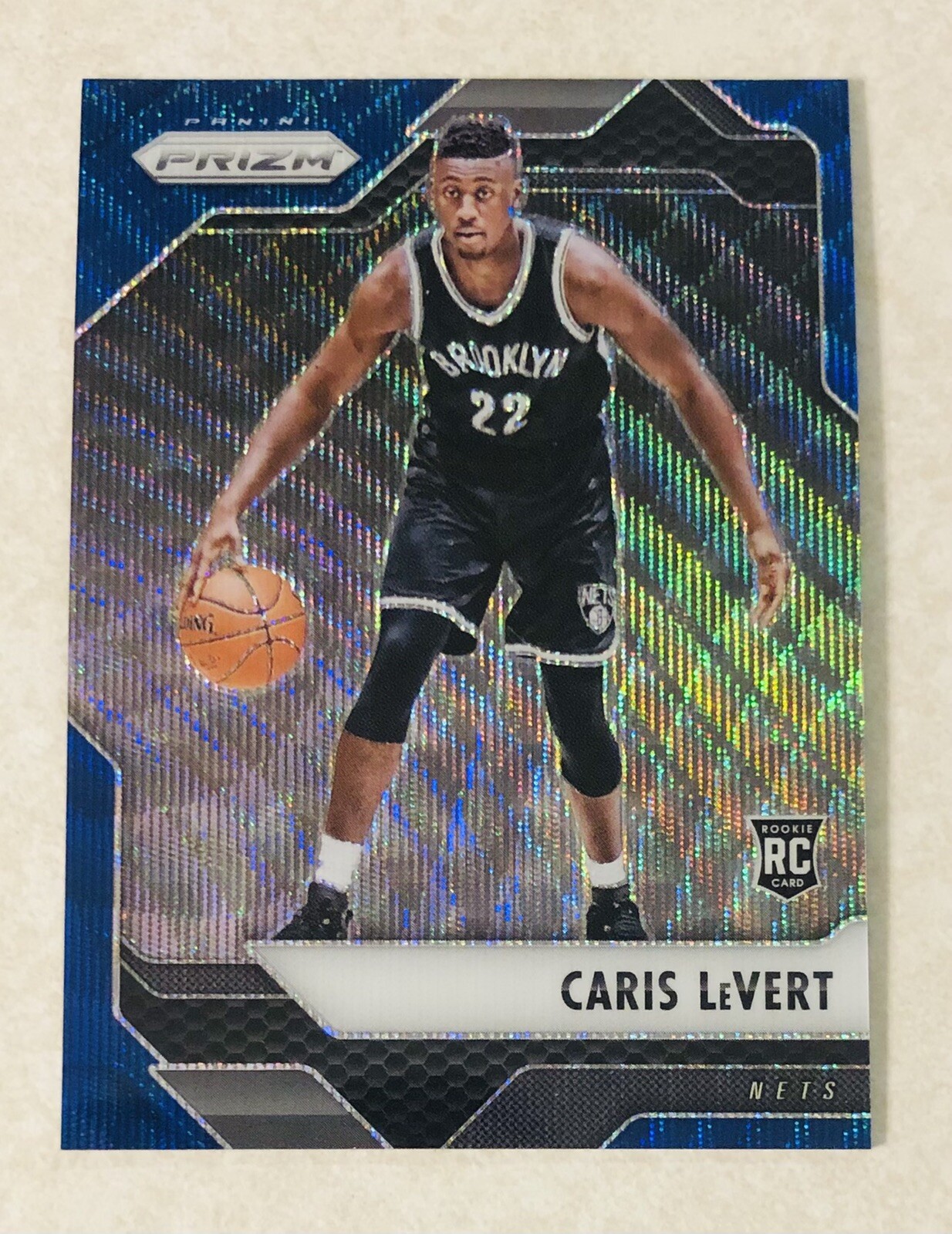 2016-17 Panini Prizm Basketball Caris Levert Blue Wave 45/99! 🔥🔥