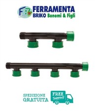 COLLETTORE 2 3 4 VIE USCITE 1" X COLLEGAMENTO ELETTROVALVOLE IRRIGAZIONE IRRITEC