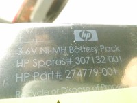 Hp 3.6v Nimh 274779-001 Spares 307132-001 Battery Pack on sale Hp 3.6v Nimh 274779-001 Spares 307132-001 Battery Pack on sale