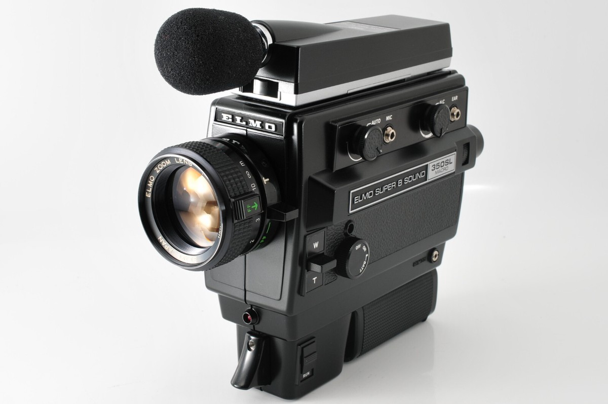 【動作品】ELMO SOUND 350SL MACRO EXC5] Elmo Super 8 sound 350sl Macro vintage movie camera
