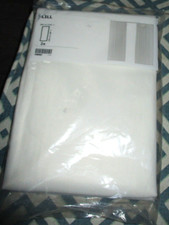 NUOVE tende IKEA LILL 2 pannelli baldacchino bianco rete trasparente 110" x 98" divisorio camera