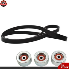 1GRFE Serpentine Drive Belt & Idler Pulley Kit For Toyota 4Runner 2003-2013 4.0L