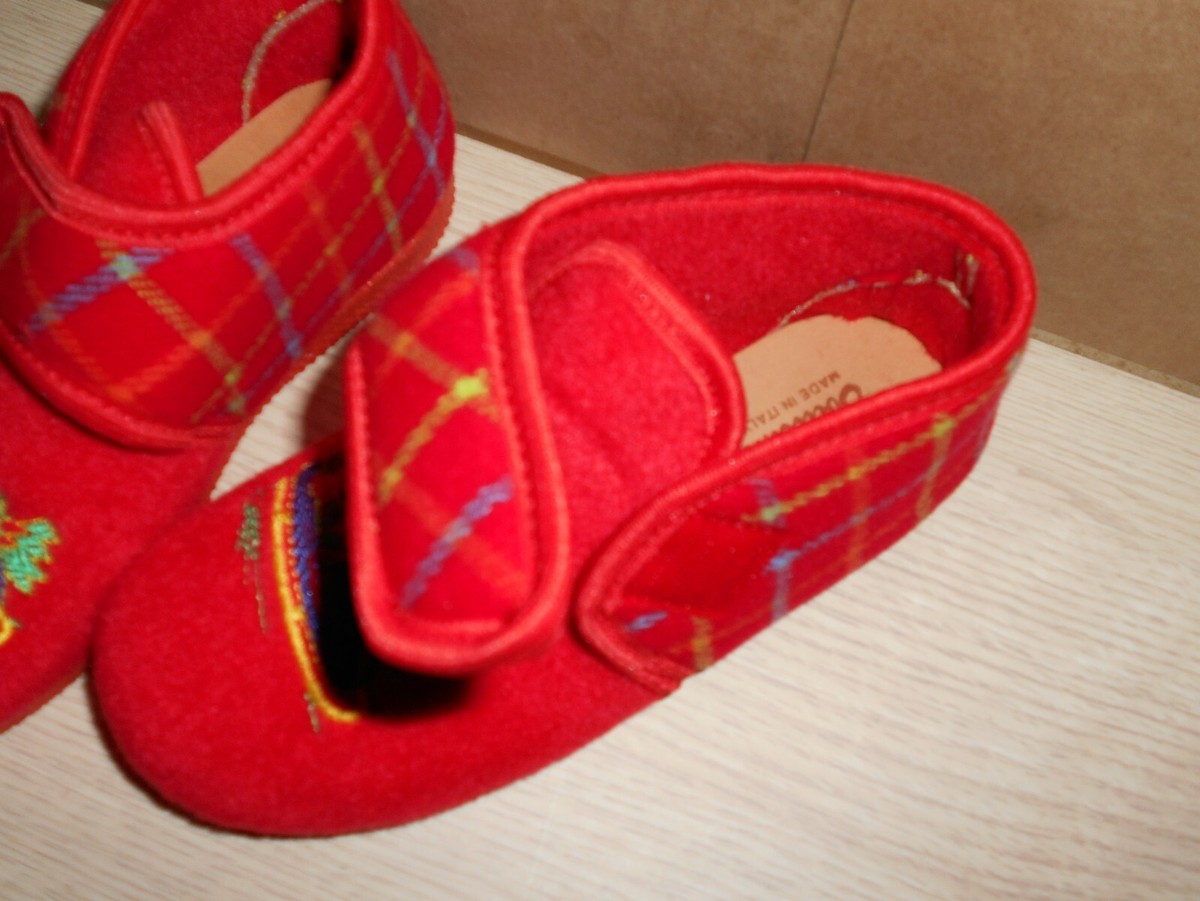 Chaussons Bébé Babbuce Bleu - Taille 24 EU - Semelle Cuir Antidérapante - Neuf Avec Boîte