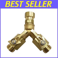 Solid Brass Garden Hose Adapter - Swivel Connector
