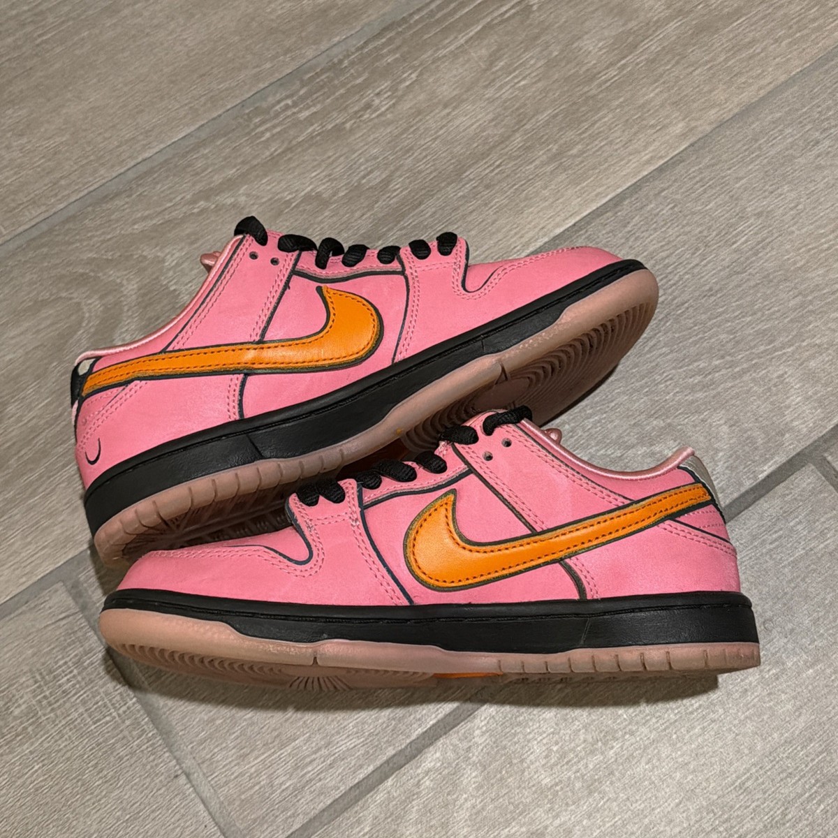 TPowerpuff Girls×Nike Dunk SB NIKE SB DUNK LOW POWERPUFF GIRLS BLOSSOM SIZE 5 | eBay