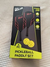 Pickleball Paddle 4 Piece Set With Balls Indoor / Outdoor Paddle Set