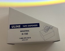 ULINE H-150 2  Tape Dispenser Heavy Duty Packing Gun Blue Beige
