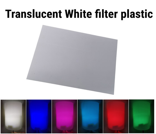 White translucent filter plastic ideal for LCD display 105mm x 148mm x 0.3mm