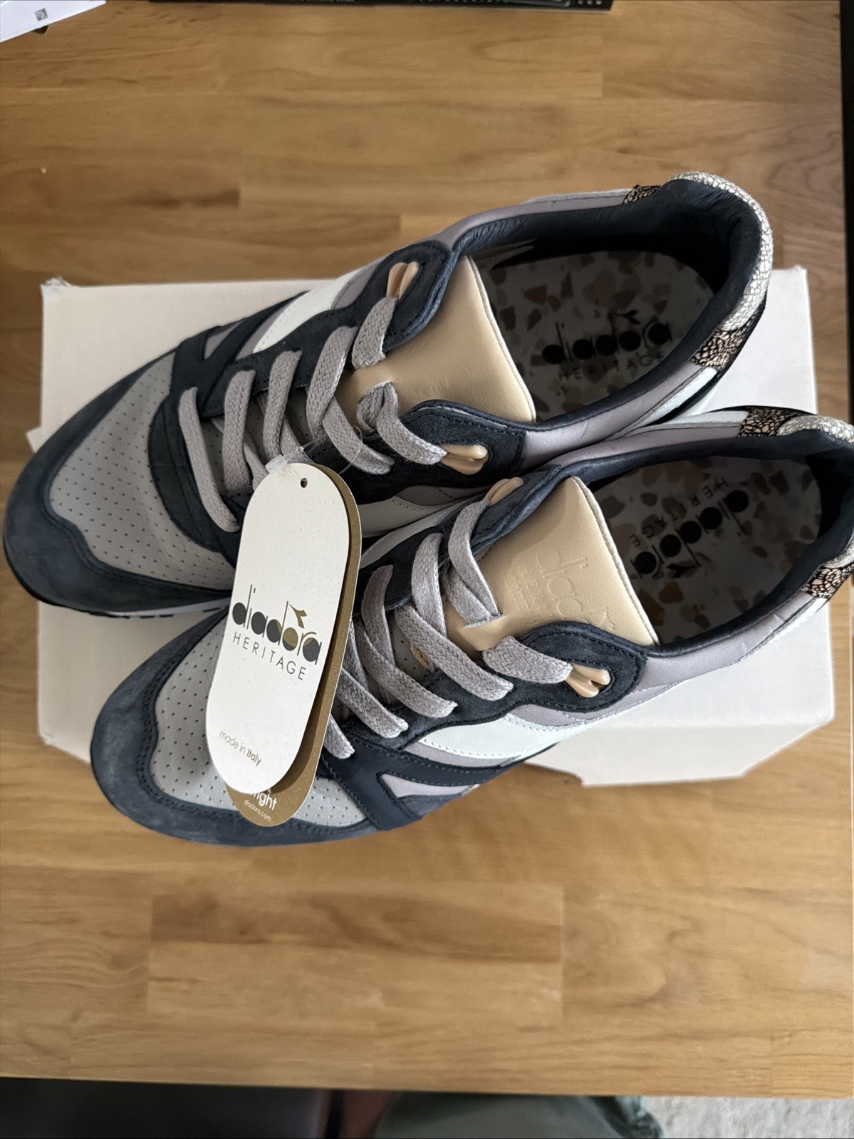 Diadora N9000 Italia Shoes ‘Paloma Grey’ - Brand New - Rare - DEADSTOCK - UK 9