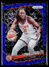 2025 Panini Prizm WNBA Tina Charles Blue Velocity 3
