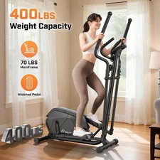 Elliptical Machine Trainer with 14 Resistance Levels Ultra-Quiet Magnetic System