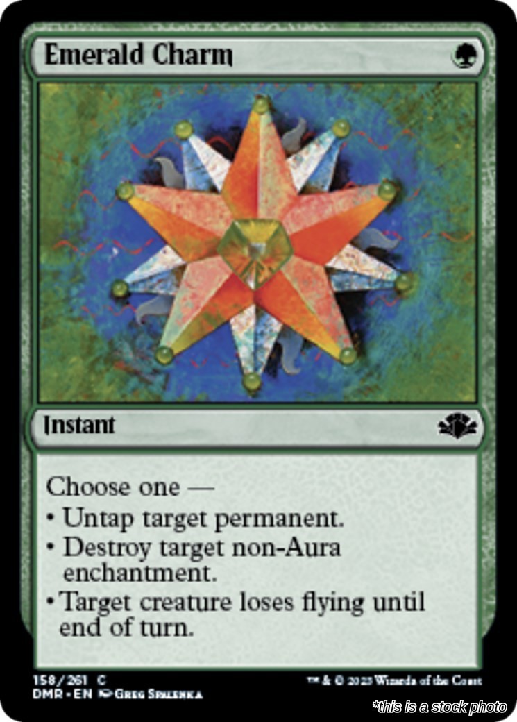 Magic Emerald Charm 158 NM Dominaria Remastered DMR | eBay