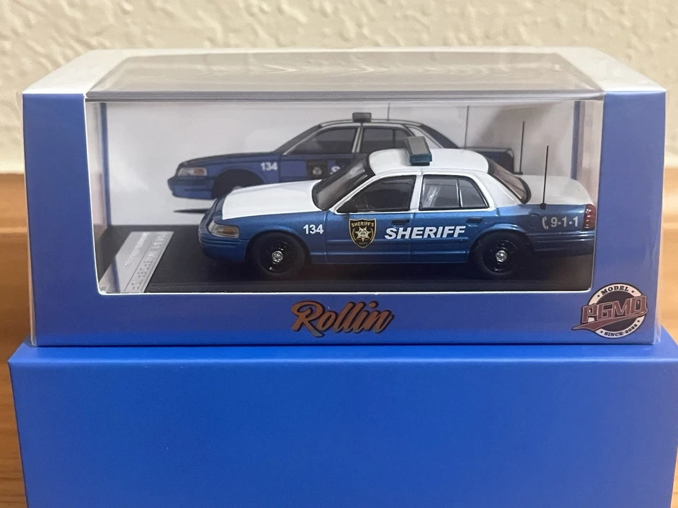 Rollin 1:64 Ford Crown Victoria Police Interceptor PGMD King County Sheriff RTS - Image 2 of 4
