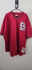 Mitchell Ness Ozzie Smith 1985 BP Jersey Pullover Size 60 (4XL) Cardinals