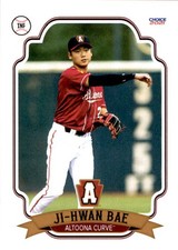 2021 Altoona Curve Choice #3 Ji-Hwan Bae Daegu South Korea - NM Baseball Card