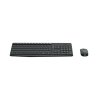 Keyboard & Mouse Logitech Wireless Combo MK235 Black (De) (920-007905)