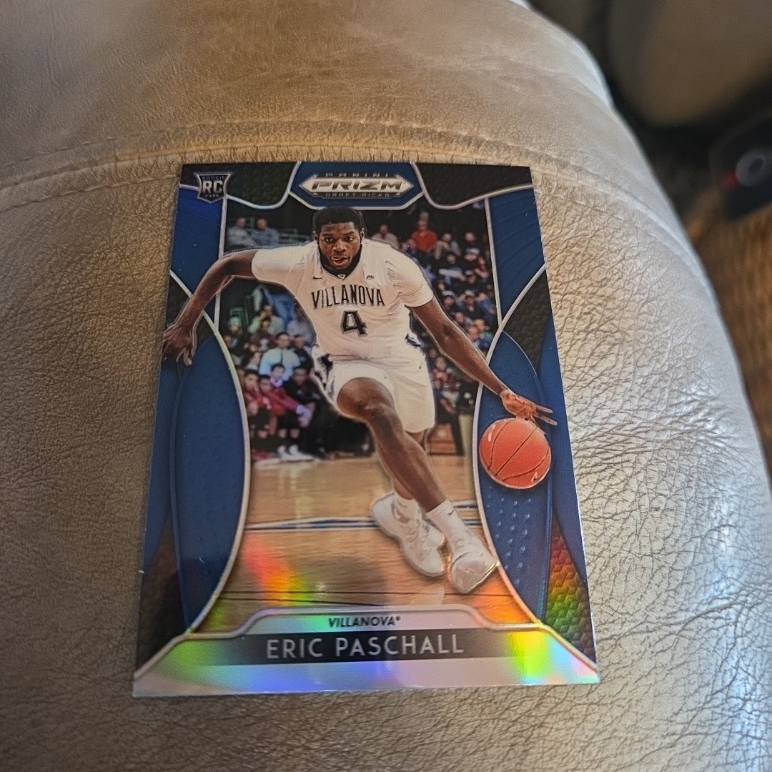 2019 Panini Prizm Draft Picks Prizms Blue #40 Eric Paschall Villanova Rookie