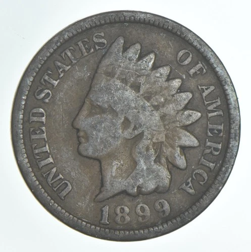 1899 Indian Head Cent AC Average Circ *8003