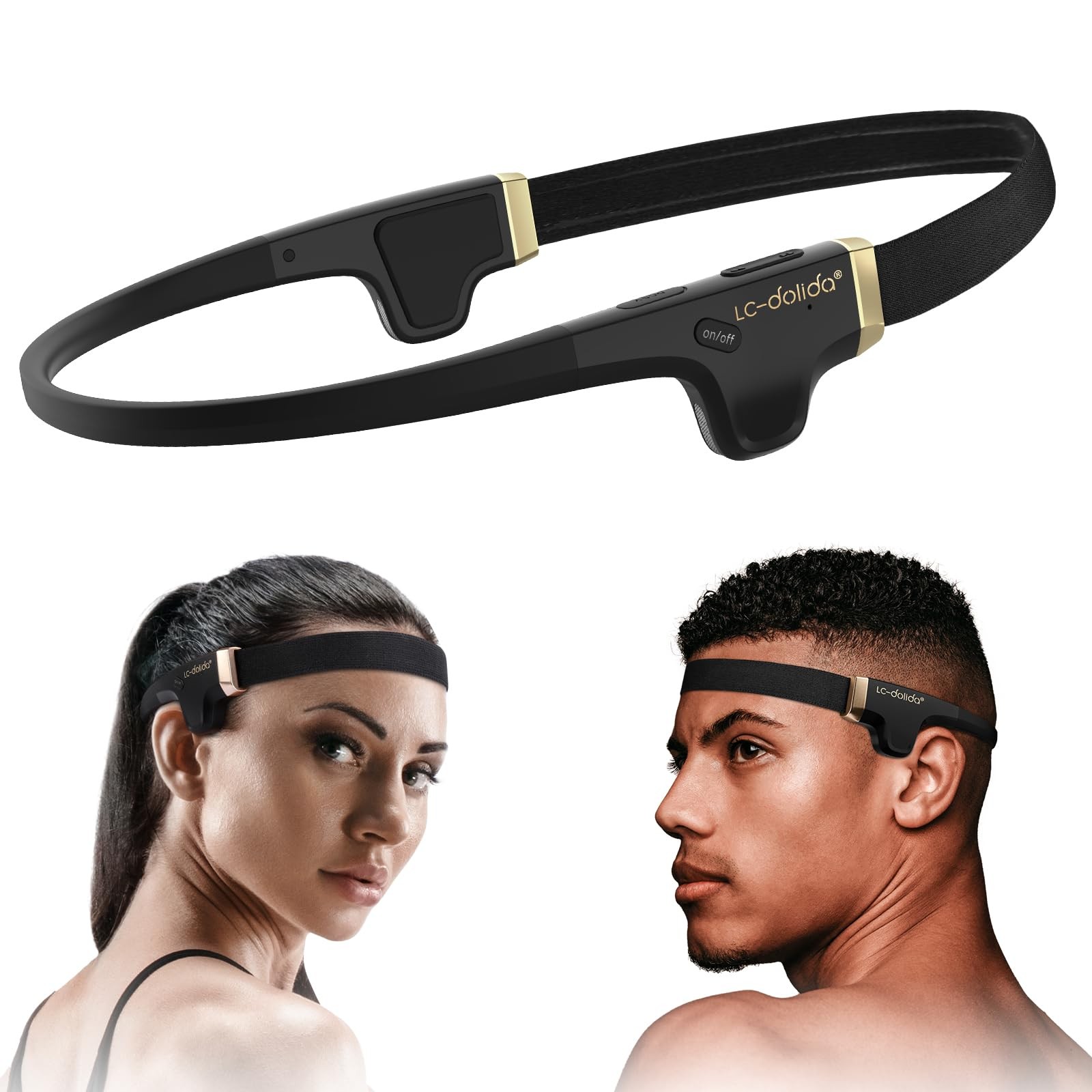 Wireless Bluetooth Open Ear Sport Headband Headphones for Active Lifestyles-image