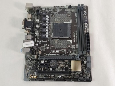 Lot of 2 Asus A68HM-PLUS AMD Socket FM2+ DDR3 Desktop Motherboard