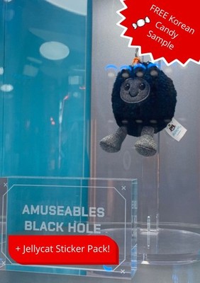 Official Jellycat Amuseables Black Hole Bag Charm SPACE 2025 Korea