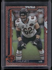 2025 Topps Chrome Joe Thuney Leather Refractor