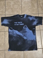 Vtg 90s Single Stitched X-Files 'Truth Is Out There' T Shirt Desantis EUC Rare