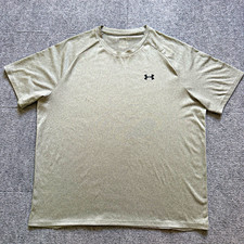 Under Armour Tech Tee Lightweight Polyester Loose Fit Crew Neck Grey XL