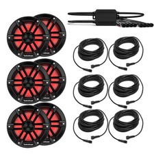 Rockford Fosgate M1-65B Marine Speakers PMX-RGB Optix 6 RGB-25 Ext. Cable