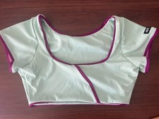 Tiger Friday Dancewear Crop Bra Dance Top Teal Purple XL