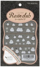 Resin club Shimaenaga Double-sided UV resin seal parts RC-SEG-101 Bird Japan