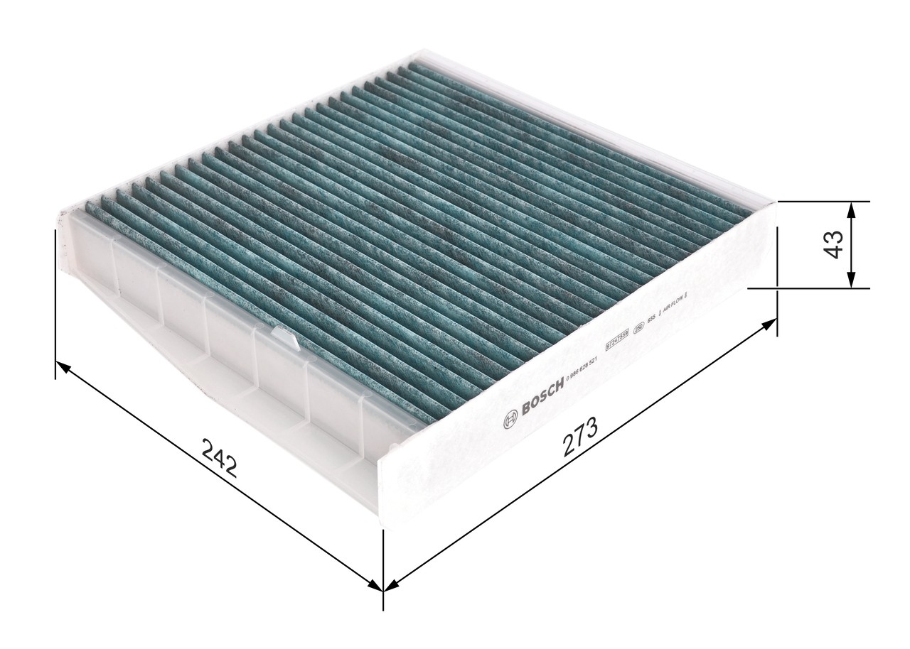 BOSCH-OE 0 986 628 521-OE Filter, cabin air for VOLVO