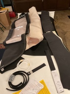 1961 1962 C1 Corvette Convertible Top (New) Black Canvas