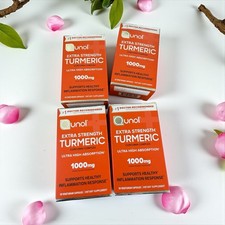 4 Qunol Extra Strength Turmeric 1000mg 30ea 3/2026 New,Authentic