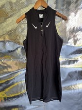 Nike Womens Mock Neck Sleeveless 1/4 Zip Acti...