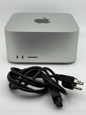2022 Apple Mac Studio M1 Max Chip 32GB 512GB SSD 24-Core GPU Silver MJMV3LL/A