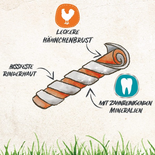 8In1 Pro Dental Twisted Sticks - Zahnpflege Kaustangen FüR Hunde 35 Stk-image