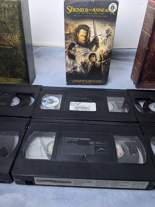 LOTR French VHS Trilogy – Long Editions – Fellowship / Two Towers / Return — 第 4/4 张图片